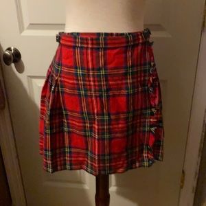 Vintage tartan mini kilt
